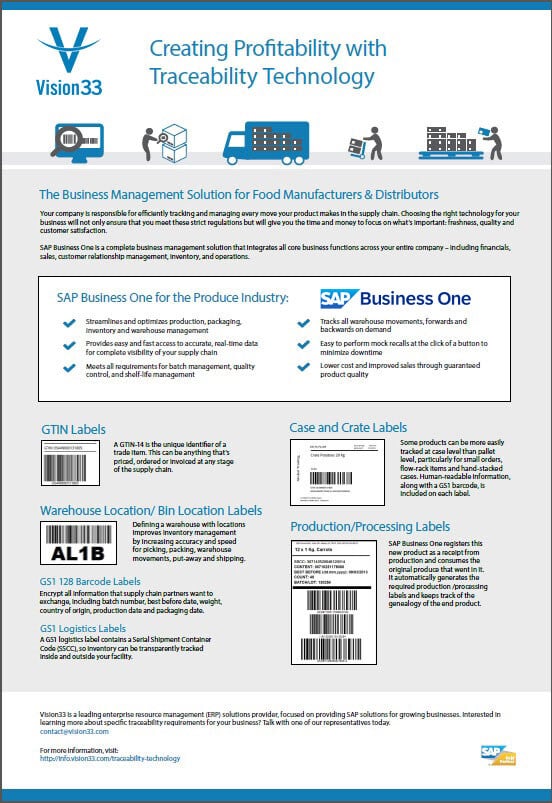 Photo for company Creating Traceability