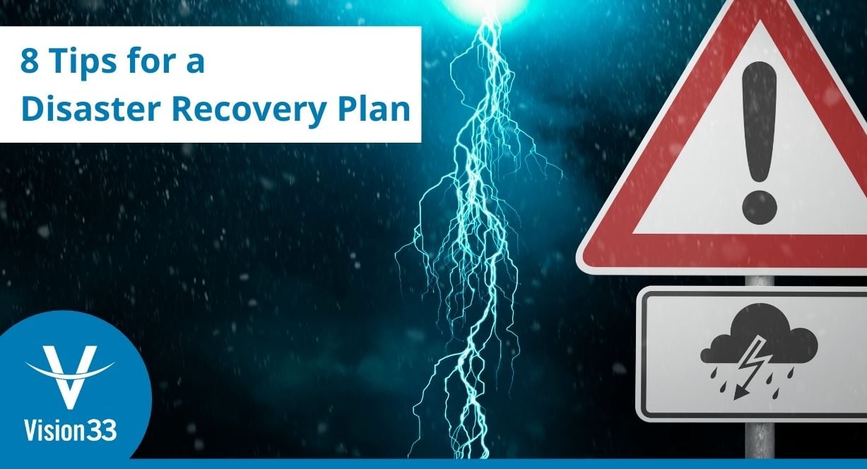 8 Tips for a Disaster Recovery Plan - Header - No Btn