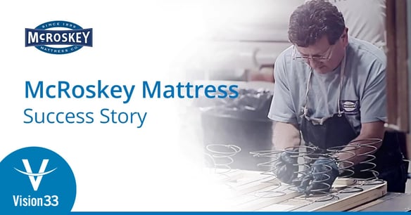 McRoskey Mattress Company customer success story - raw materials management