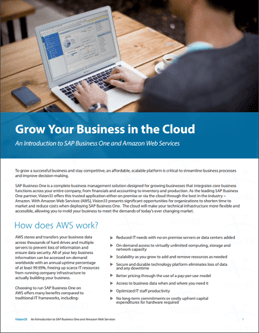 SAP Business One Cloud Brochure