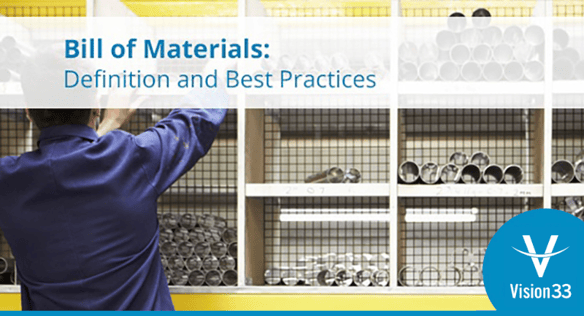 bill of materials best practices - item master data, production order management and more