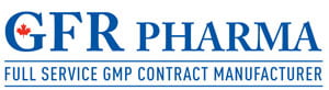 Logo for GFR Pharma, a full service GMP contract manufacturer