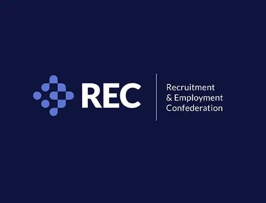 Badge indicating that Vision33 is an official partner of the Recruitment and Employment Federation (REC)