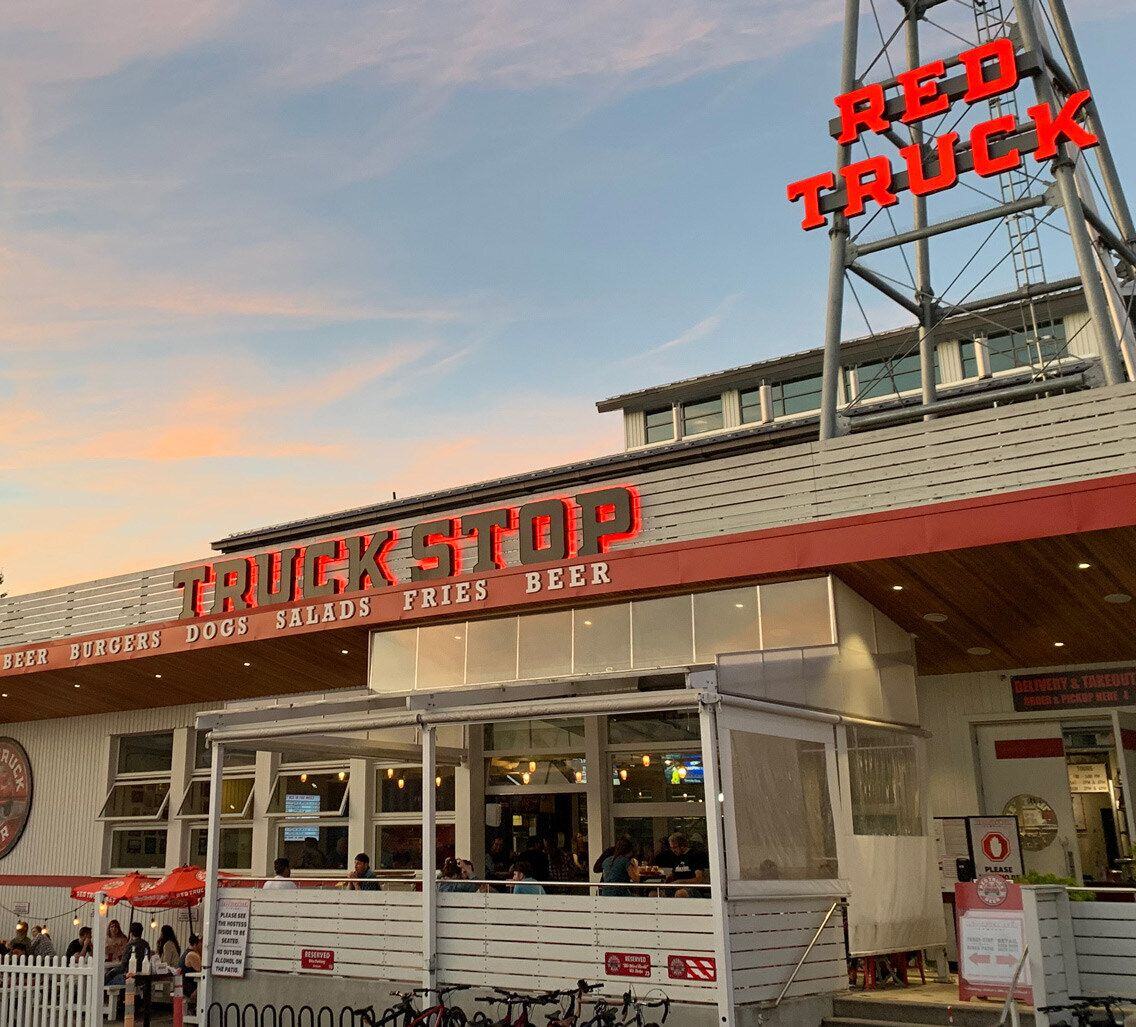 Red Truck Beer Company truck stop restaurant
