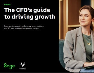 The cfos guide to driving growth with Sage intacct cover page
