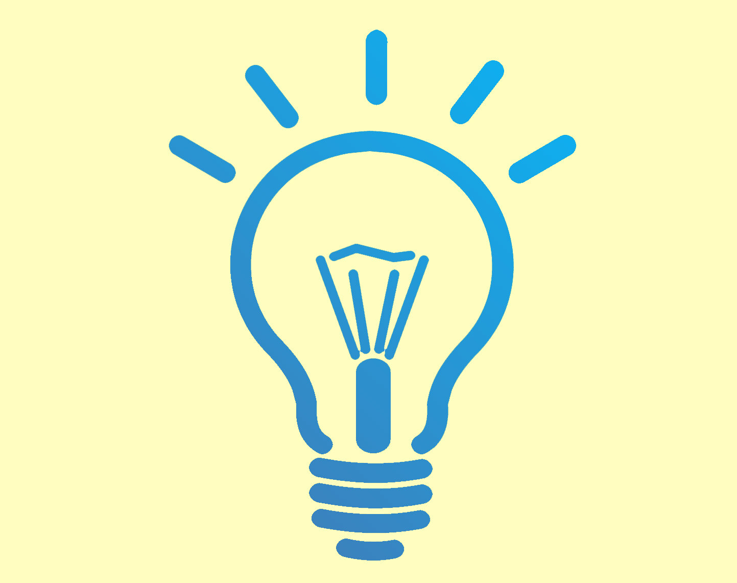 Tips and Tricks Lightbulb showing light